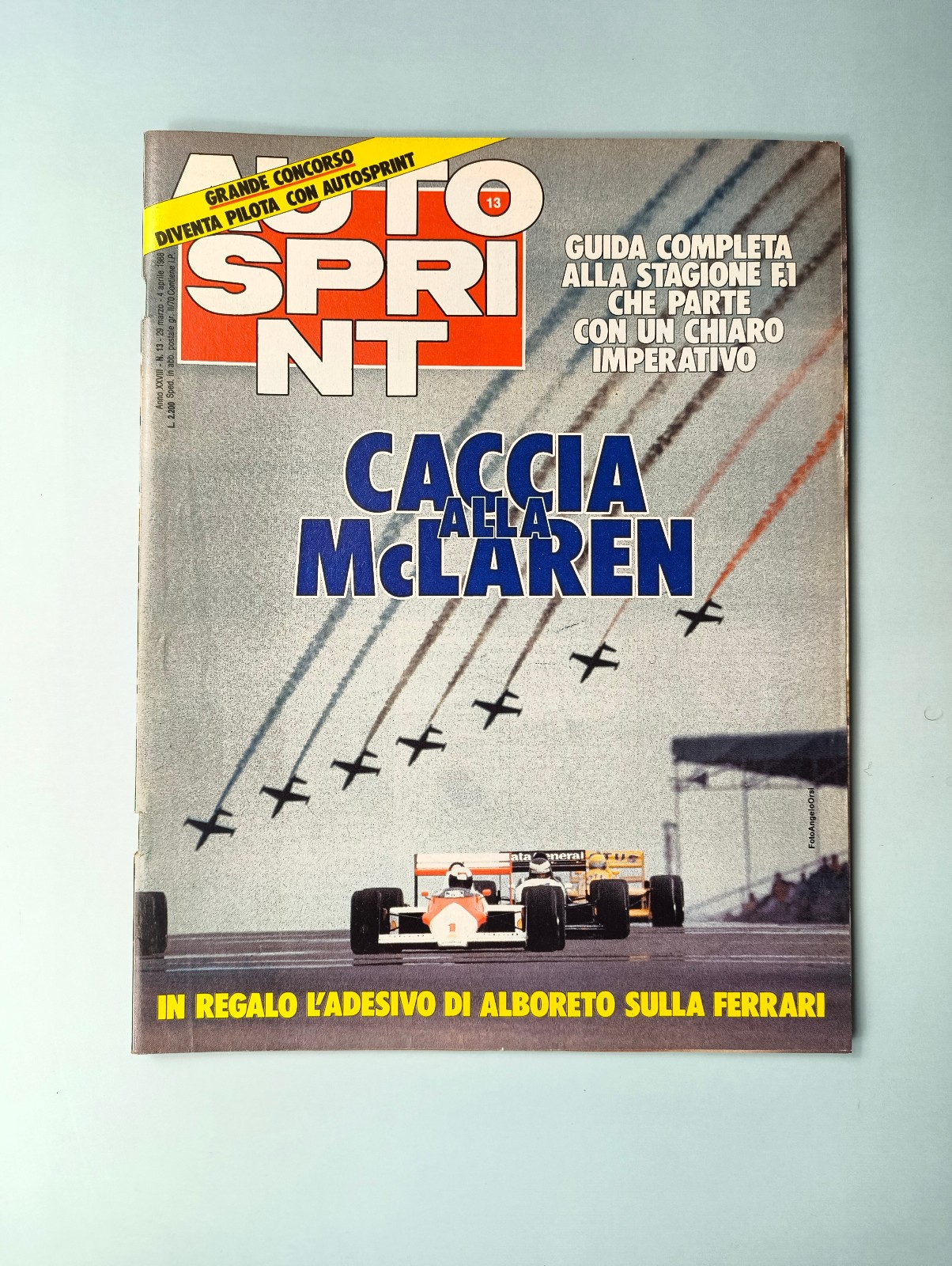AUTOSPRINT 13-1988 MCLAREN-ALBORETO-CADRINGHER-SEAT IBIZA SXI-BIASION DELTA