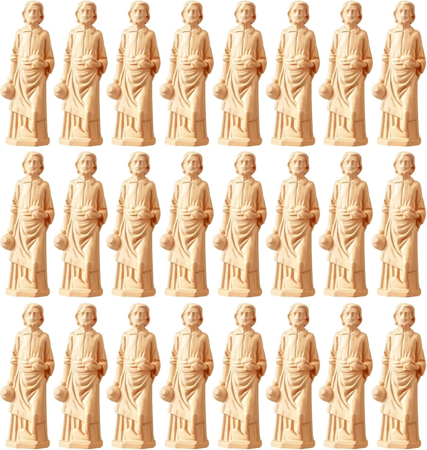 100 Pcs Mini Resin St Joseph Statue Figurine for Selling House 100 Pcs Mini Resin St Joseph Statue Figurine for Selling House