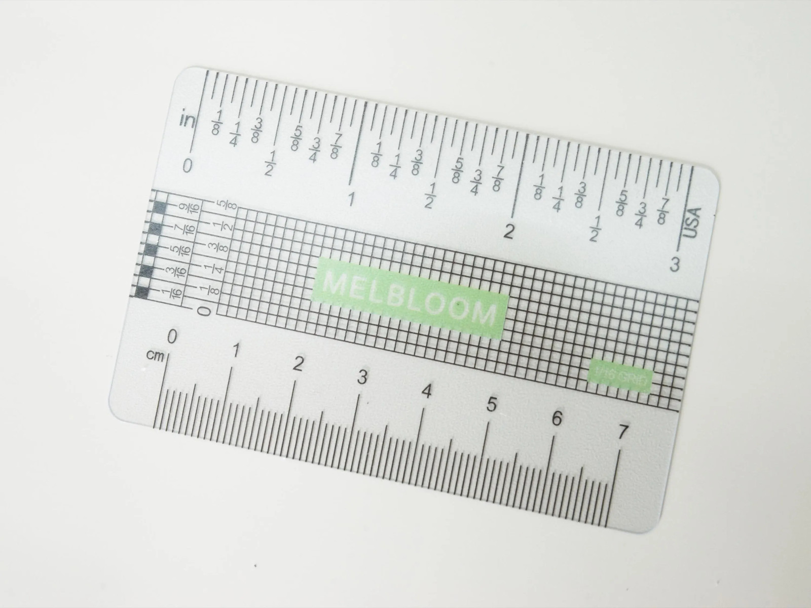 The Minute Ruler | Credit Card-sized Measuring Ruler l Mini Sewing Gauge The Minute Ruler | Credit Card-sized Measuring Ruler l Mini Sewing Gauge