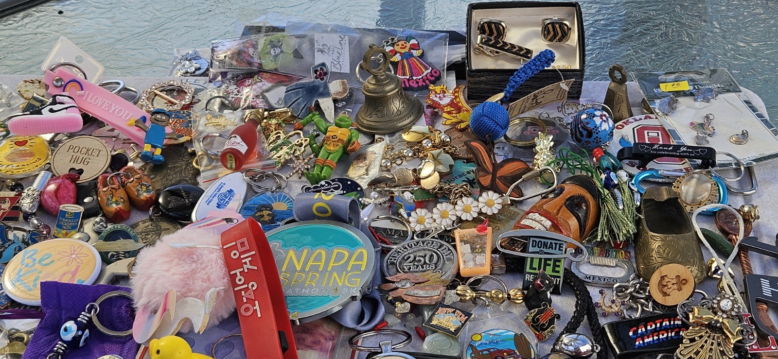 Keychain Lot w/ Pins Over 150 Pieces Keychain Lot w/ Pins Over 150 Pieces