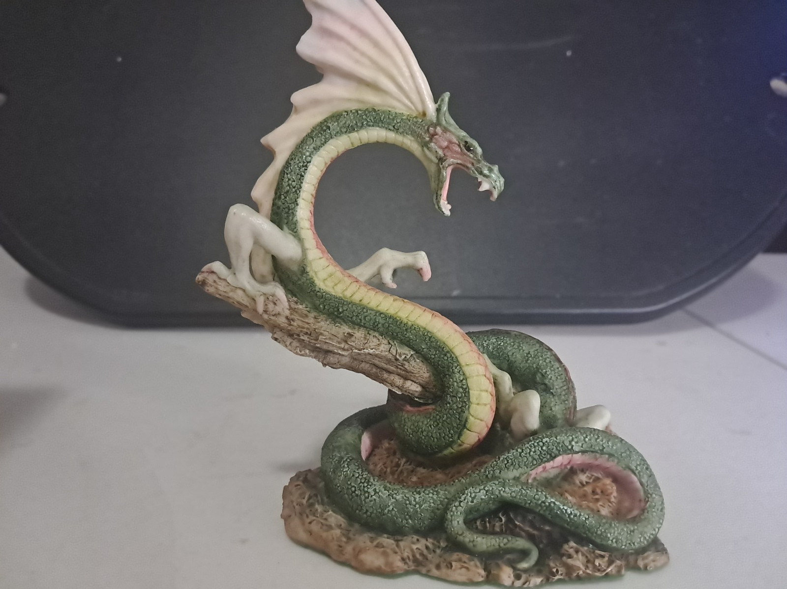 Vtg Enchantica En 2097 Tunnel Serpent Droneliad Figure With Box Vtg Enchantica En 2097 Tunnel Serpent Droneliad Figure With Box