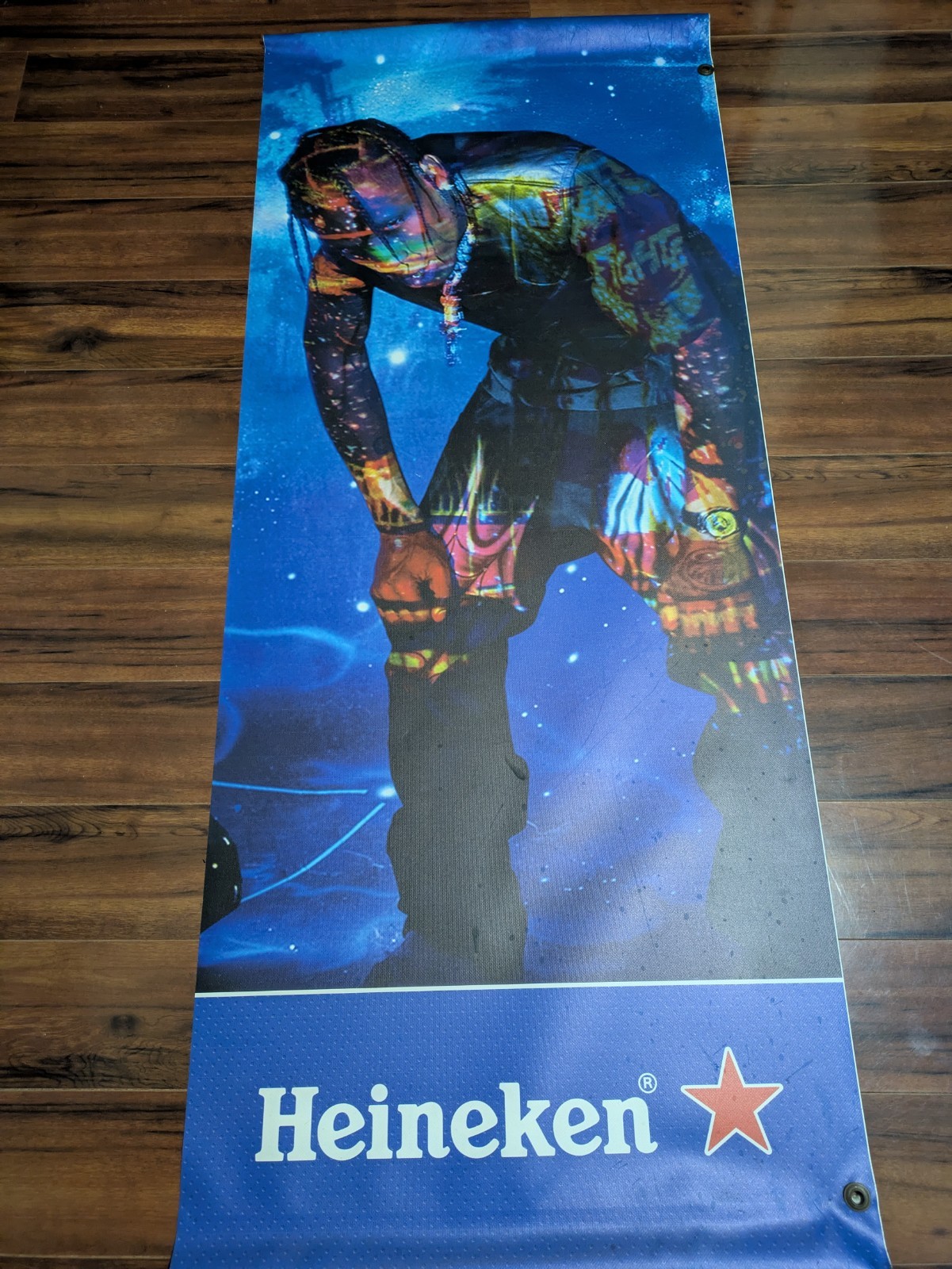 Travis Scott AstroWorld Tour Vinyl Arena Pole Banner 🔥 Travis Scott AstroWorld Tour Vinyl Arena Pole Banner 🔥