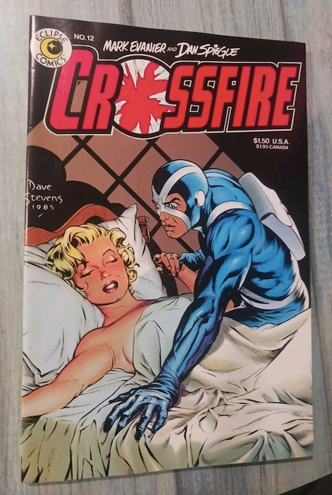 Crossfire #12 (1985) Eclipse Comics Dave Stevens Marilyn Monroe Cover UNREAD Crossfire #12 (1985) Eclipse Comics Dave Stevens Marilyn Monroe Cover UNREAD