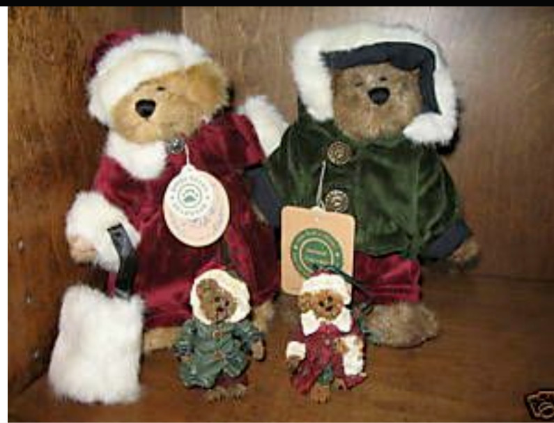 Boyd's Special Set #9227 Plush Mathew & Bailey w/ Resin Ornament 1998 180419