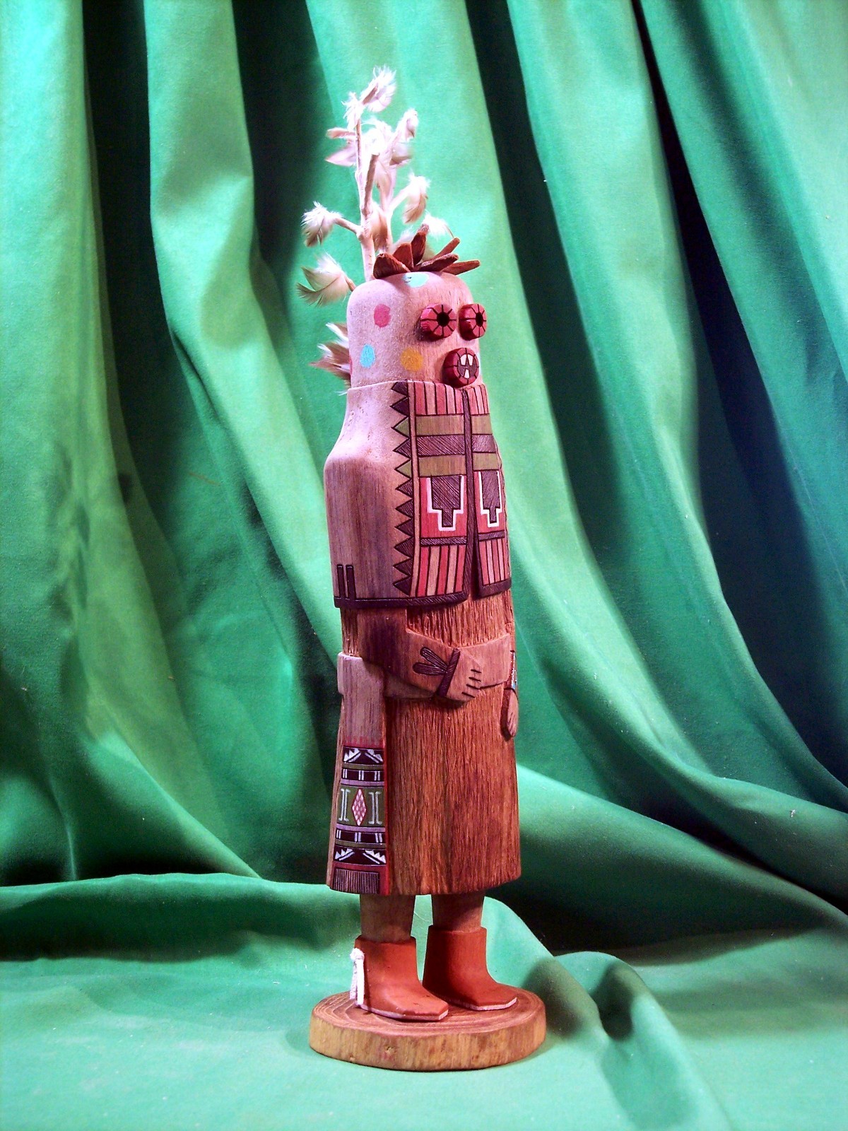 Hopi Kachina Doll - Masau'u, the Death  Kachina by Martin Dallas - Superb
