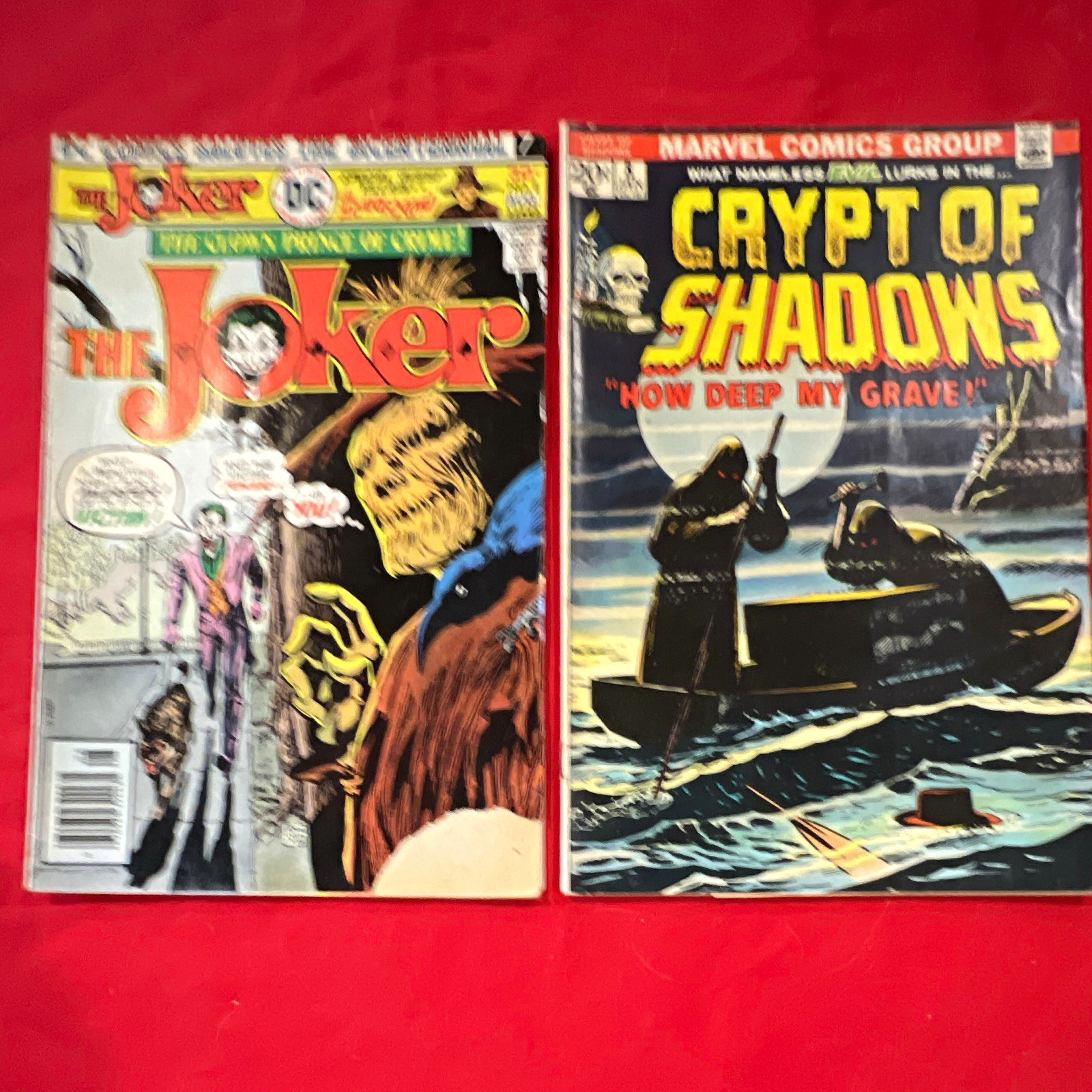 DC The Joker & Marvel Crypt of Shadows Comic Book Mixed Lot - How Deep My Grave