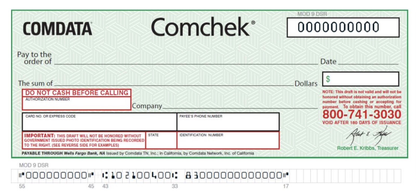 BLANK Green COMDATA Comchek - 40 Pack *FREE SHIPPING* Comcheck BLANK Green COMDATA Comchek - 40 Pack *FREE SHIPPING* Comcheck