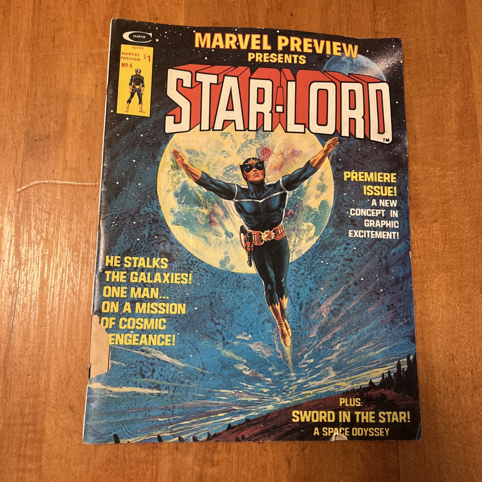 Marvel Preview #4 - Jan 1976 - Major Key (1st Star-Lord) - Marvel Magazine Marvel Preview #4 - Jan 1976 - Major Key (1st Star-Lord) - Marvel Magazine