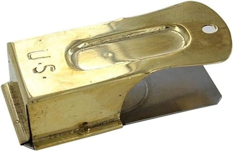 U.S. WWII D-Day Paratrooper Brass Signaling Cricket Clicker U.S. WWII D-Day Paratrooper Brass Signaling Cricket Clicker