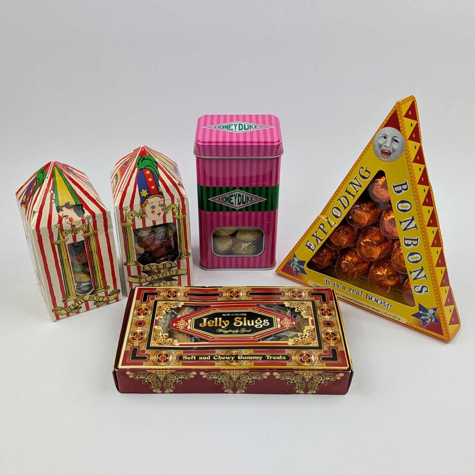 5pc Lot Wizarding world Harry Potter Candy Honeydukes Beans Slugs Sealed EXPIRED 5pc Lot Wizarding world Harry Potter Candy Honeydukes Beans Slugs Sealed EXPIRED