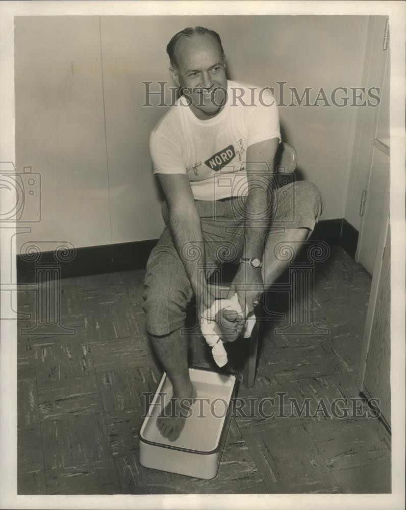 1963 Press Photo Henry "Dunk" Beter, New Orleans Recreation Athletic Director