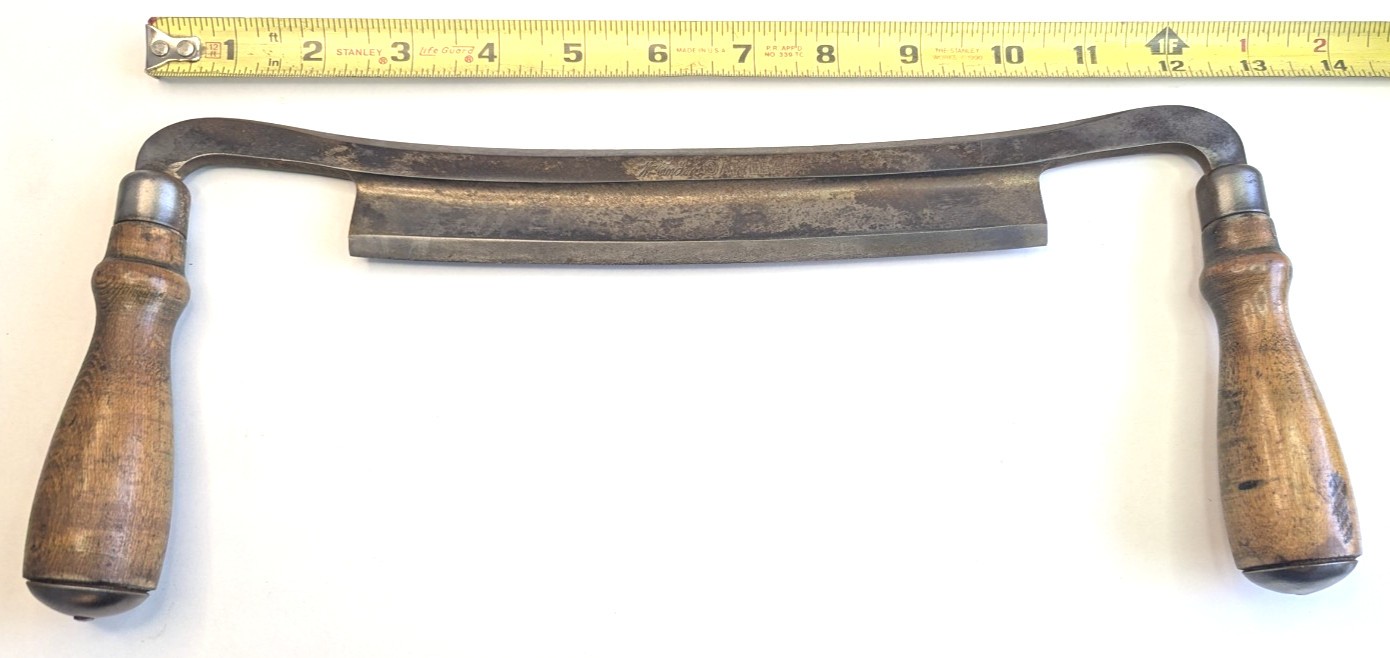 Vintage Carpenters Draw Knife 8" Blade WM Enders Oakleaf Collectible Vintage Carpenters Draw Knife 8" Blade WM Enders Oakleaf Collectible