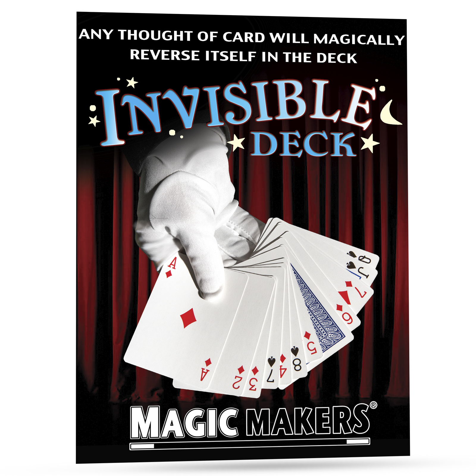 Invisible Deck Pro Brand- Red or Blue Invisible Deck Pro Brand- Red or Blue