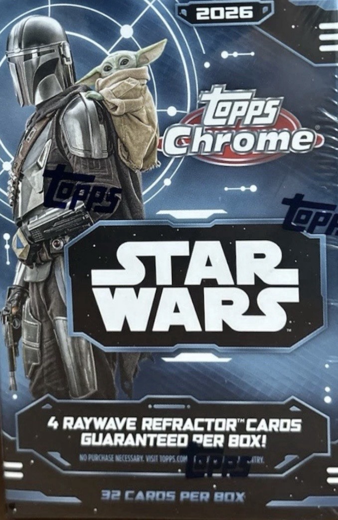 Star Wars 2026 Topps Chrome Value Blaster Box Factory Sealed Lot Of 10 NEW HOT Star Wars 2026 Topps Chrome Value Blaster Box Factory Sealed Lot Of 10 NEW HOT