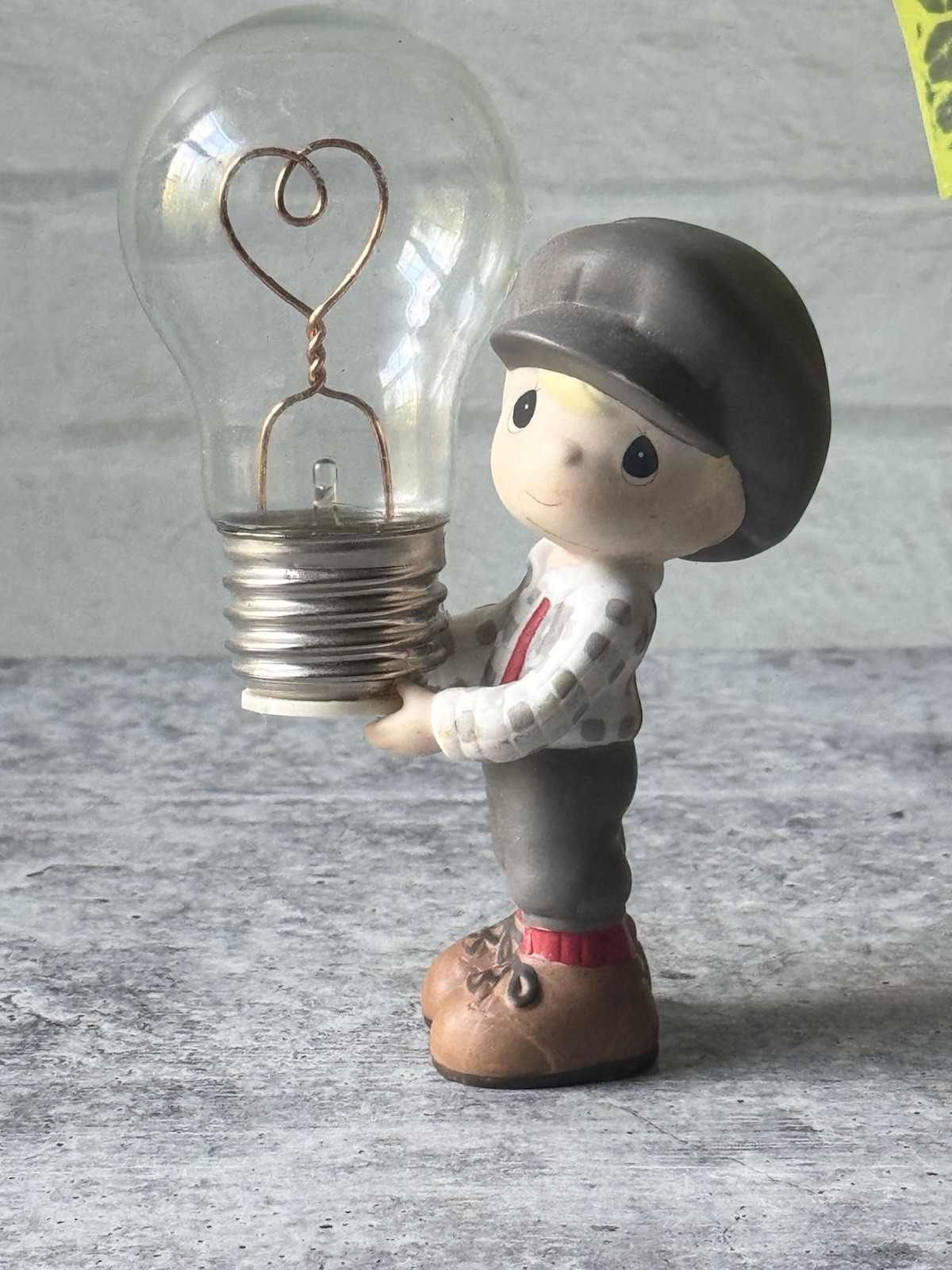 Precious Moments You Light Up My Life Battery Operated Figurine - RARE
