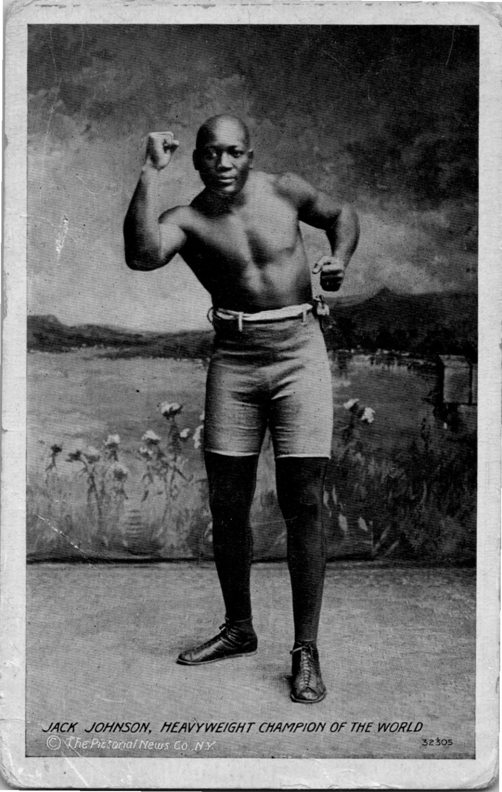 RPPC Jack Johnson Heavyweight Champion Boxing Postcard 1910 Pictorial News Co DB RPPC Jack Johnson Heavyweight Champion Boxing Postcard 1910 Pictorial News Co DB