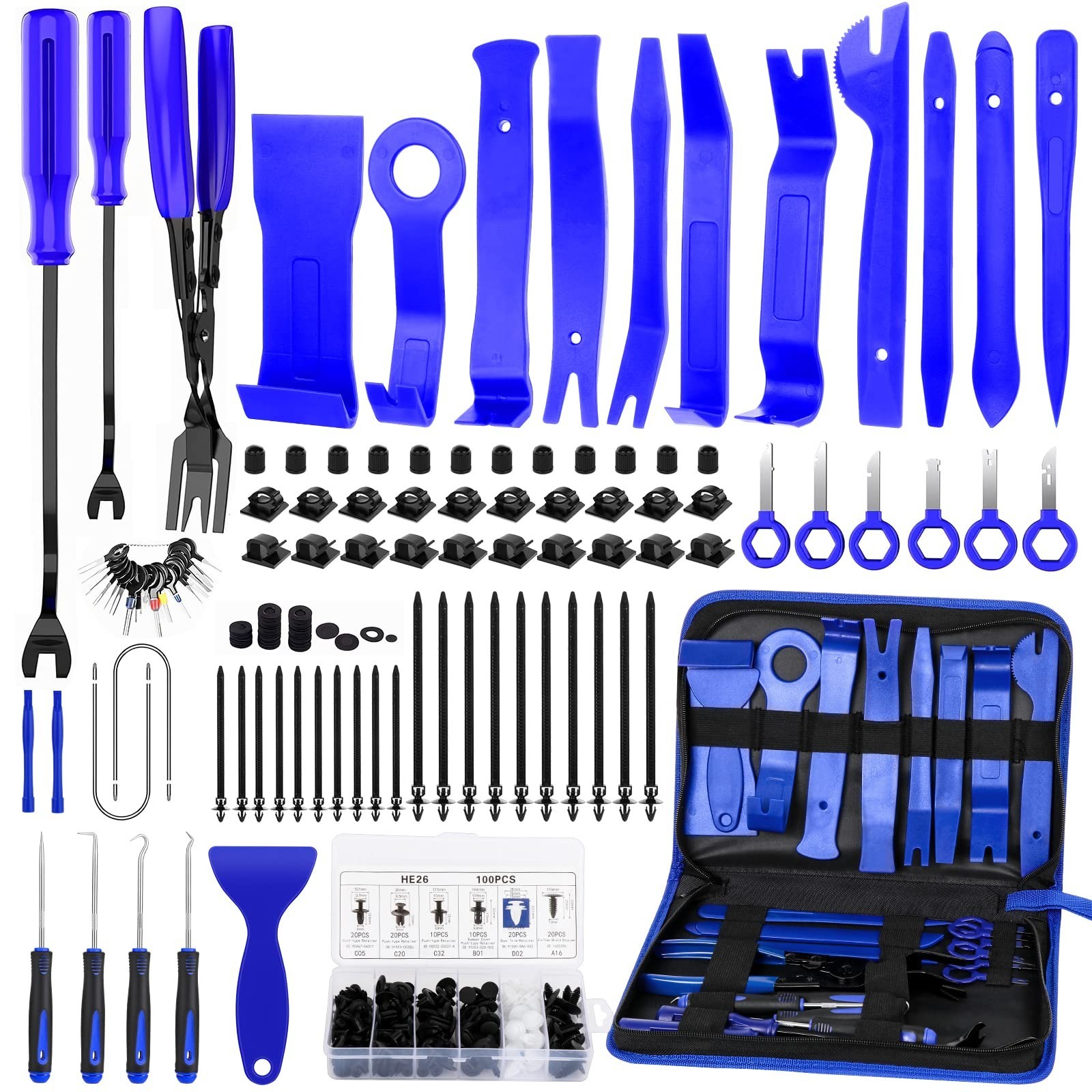 248pcs Trim Removal Tool, Pry Tool, Door Panel Removal Tool Kit | Fasteners R... 248pcs Trim Removal Tool, Pry Tool, Door Panel Removal Tool Kit | Fasteners R...