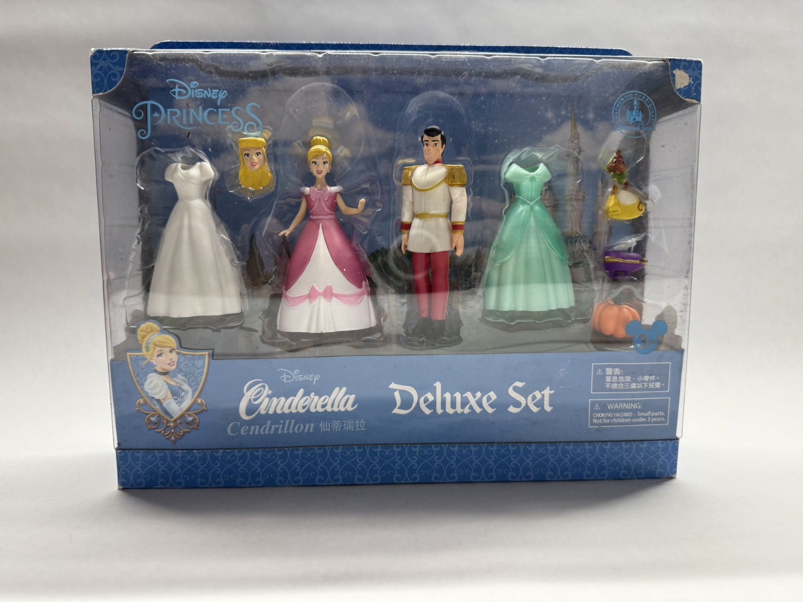 DISNEY PRINCESS CINDERELLA DELUXE SET NEW DISNEY THEME PARK PRINCESS PLAYSET DISNEY PRINCESS CINDERELLA DELUXE SET NEW DISNEY THEME PARK PRINCESS PLAYSET