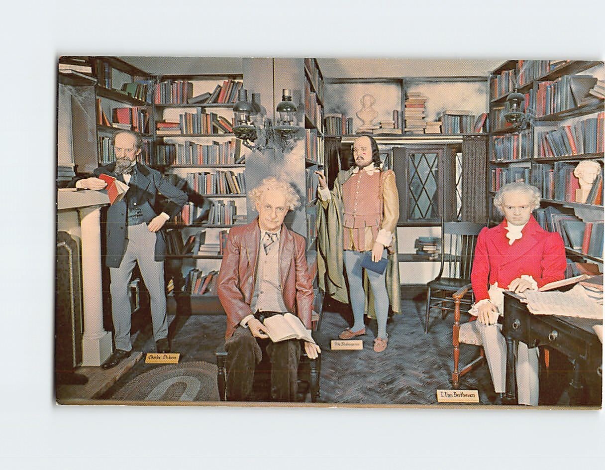 Postcard The Haunted Bookshop, The London Wax Museum, St. Pete Beach, Florida Postcard The Haunted Bookshop, The London Wax Museum, St. Pete Beach, Florida