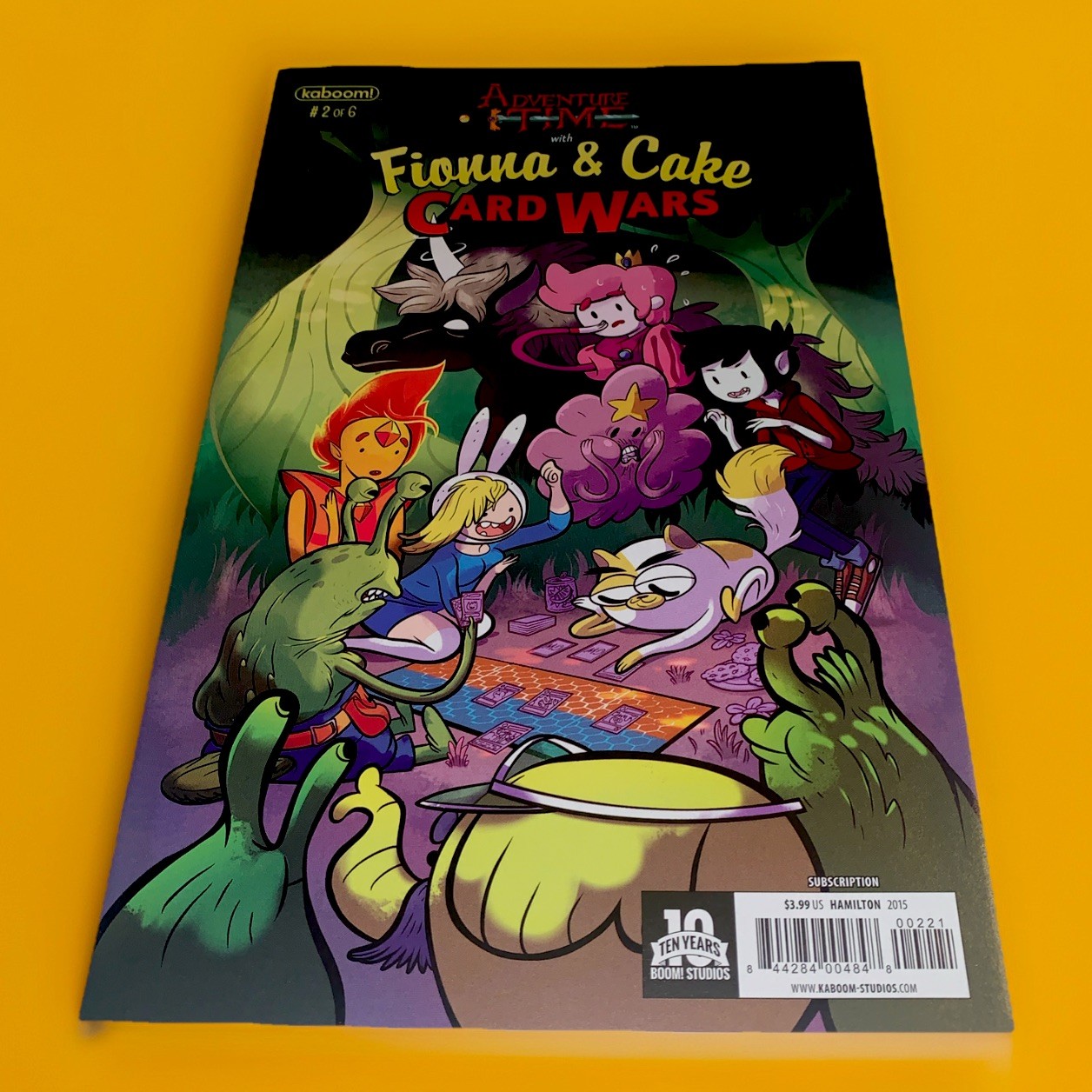 Kaboom Adventure Time With Fiona And Cake Card Wars #2 Subscription Var Cvr RARE Kaboom Adventure Time With Fiona And Cake Card Wars #2 Subscription Var Cvr RARE