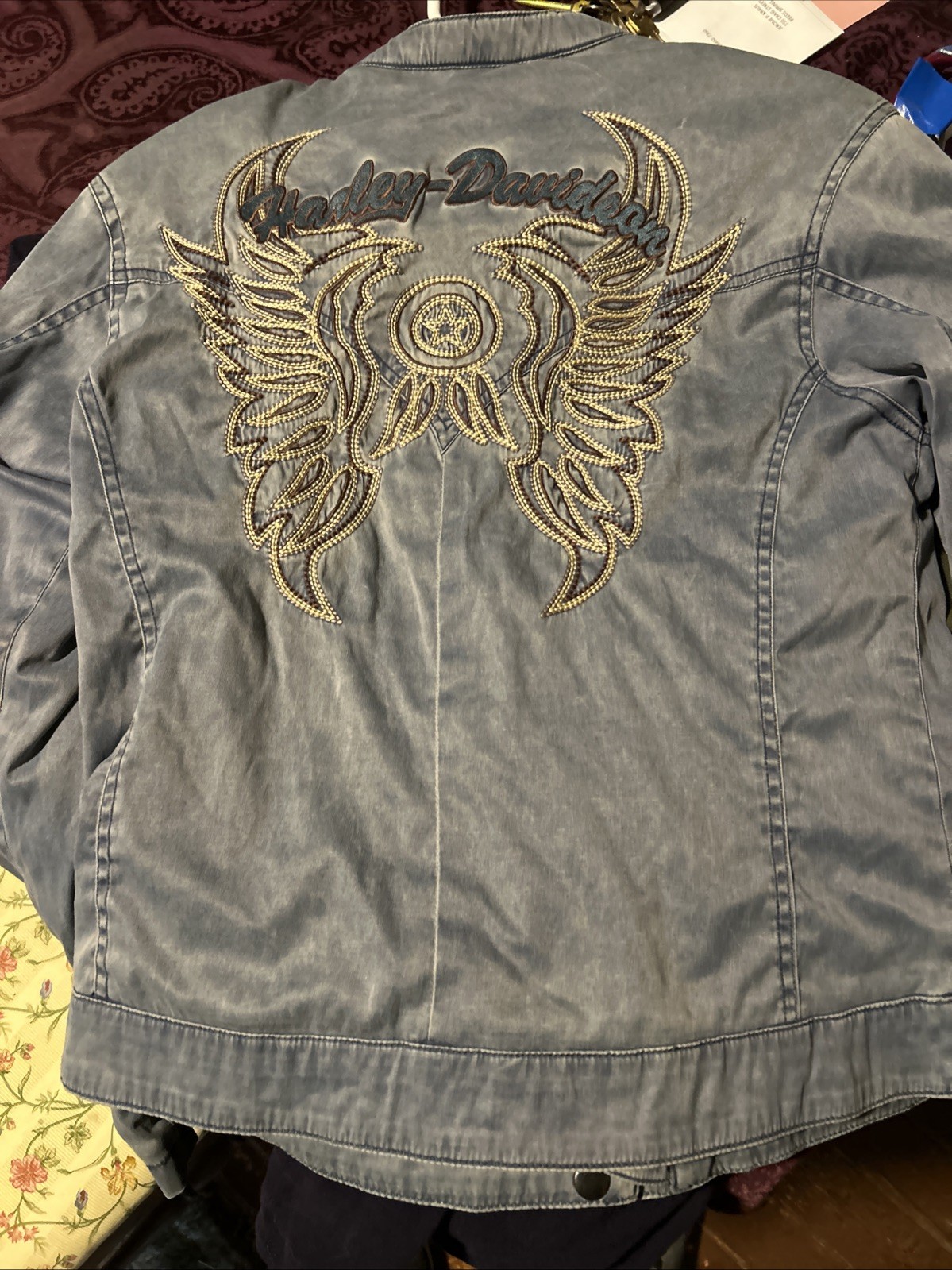 Harley Davidson 9 Women’s Shirts And Jacket Grab Bag . All H.D Harley Davidson 9 Women’s Shirts And Jacket Grab Bag . All H.D