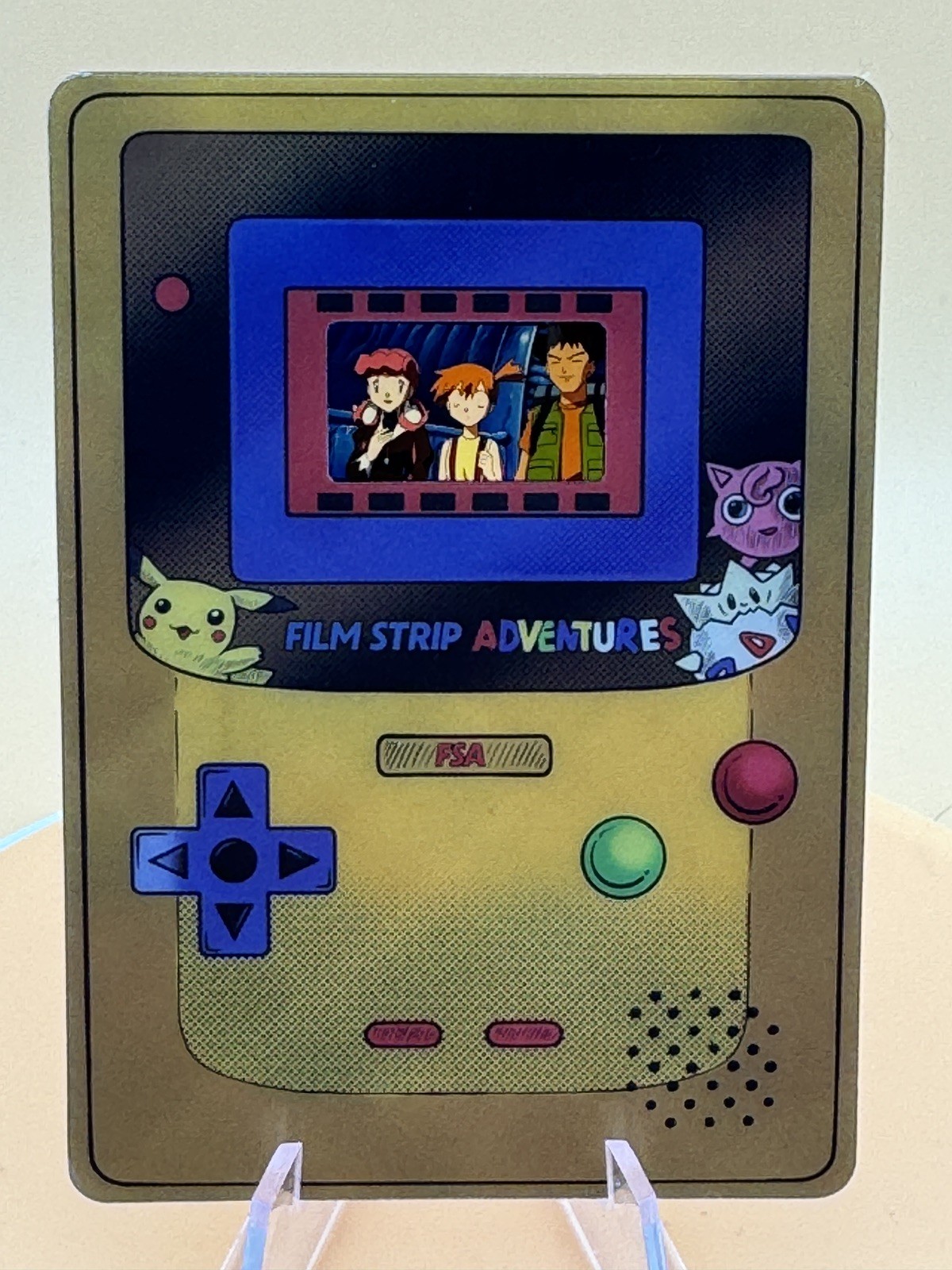 Pokemon FSA Film Strip Adventures Cell - Misty Brock Nurse Joy - UNPEELED MINT Pokemon FSA Film Strip Adventures Cell - Misty Brock Nurse Joy - UNPEELED MINT