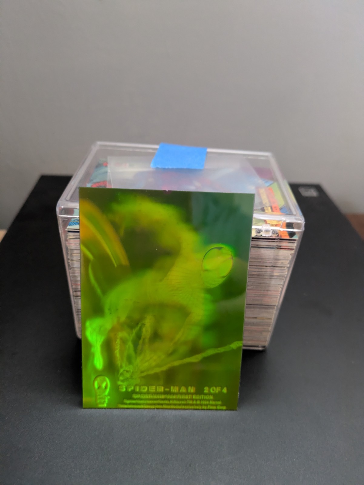 1994 Fleer 1st Edition Amazing Spider-Man Marvel Spider Man Hologram Green #2 1994 Fleer 1st Edition Amazing Spider-Man Marvel Spider Man Hologram Green #2