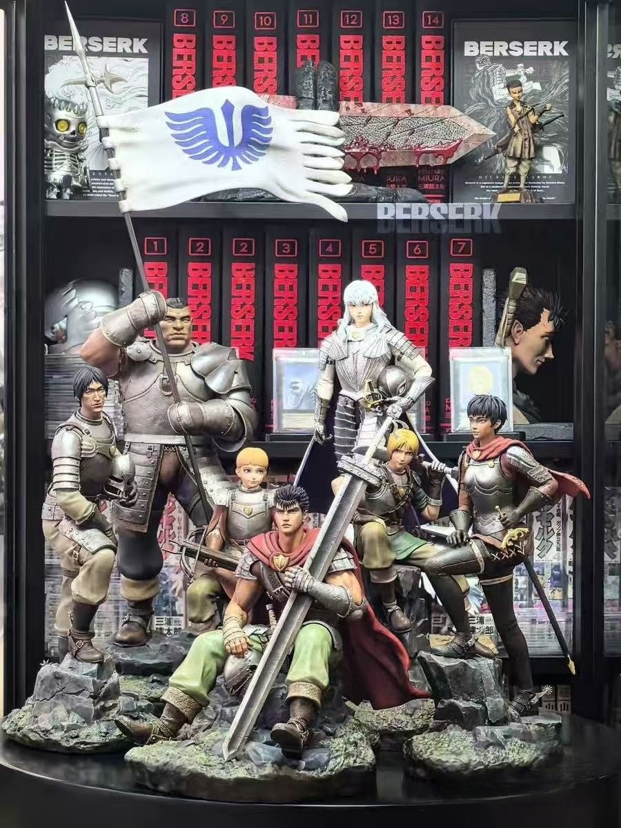 BARD Studio Berserk Guts Model PU in stock Painted H28cm Band Of The Hawk New BARD Studio Berserk Guts Model PU in stock Painted H28cm Band Of The Hawk New