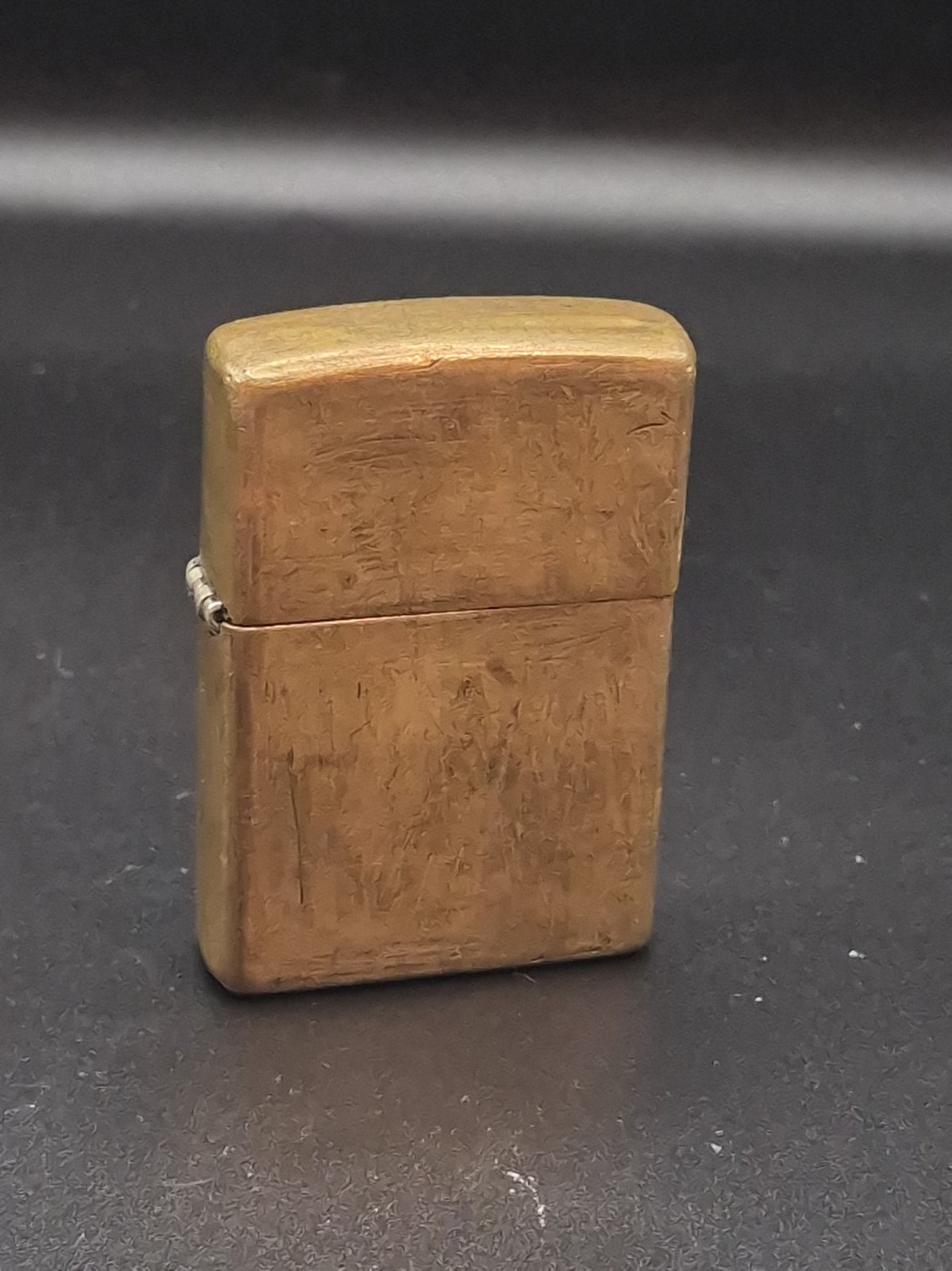 Vintage Zippo D 2011 Brass Lighter Made In USA