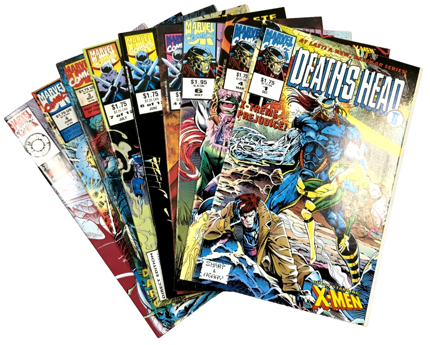 Marvel DEATH'S HEAD Misc Lot (1992-93) VF to NM - Ships FREE Marvel DEATH'S HEAD Misc Lot (1992-93) VF to NM - Ships FREE