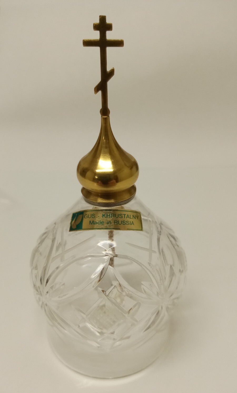 Vintage GUS KHRUSTALNY Crystal Bell Cross Made in Russia HTF Vintage GUS KHRUSTALNY Crystal Bell Cross Made in Russia HTF