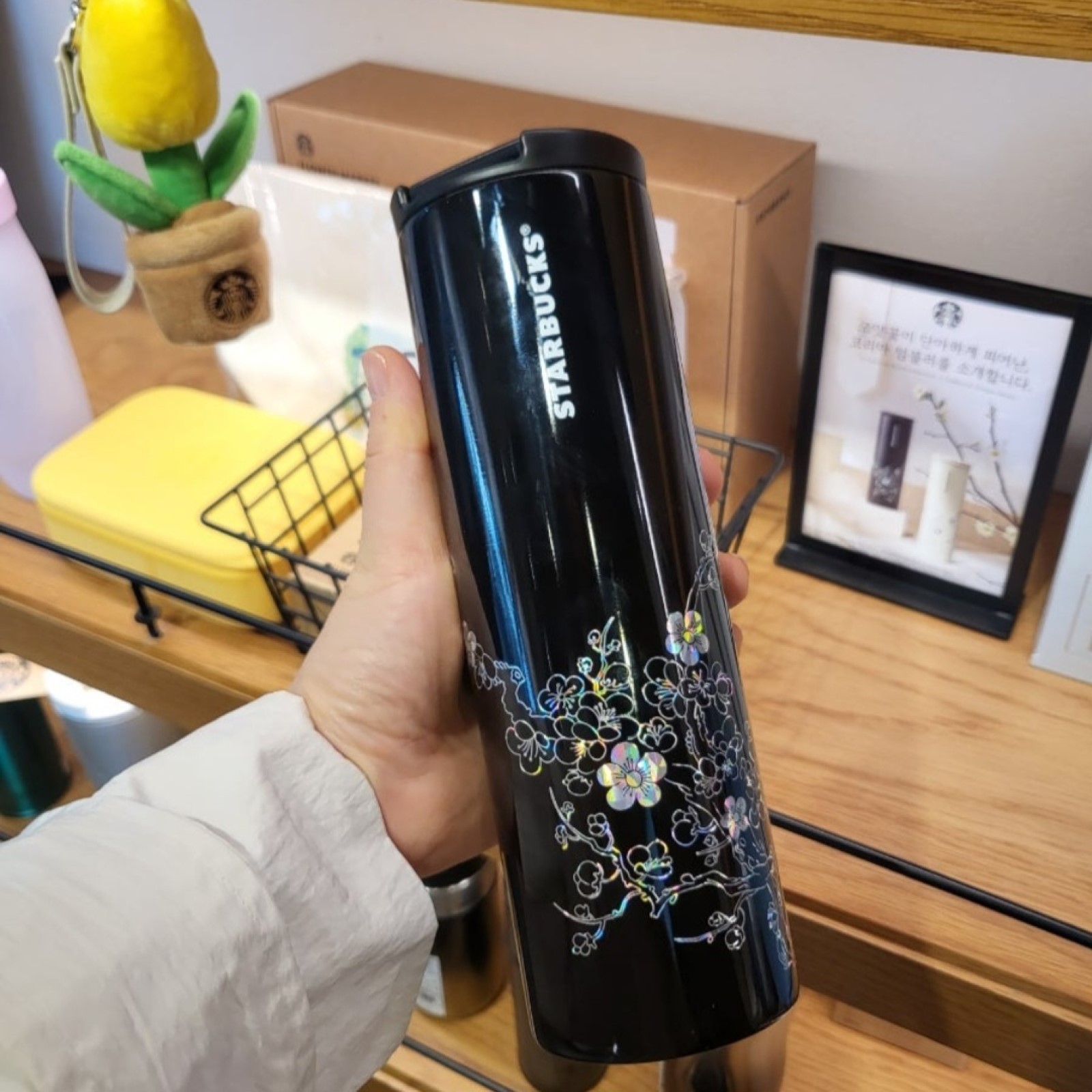 Starbucks Korea 2024 * SS Korea black tumbler 473ml