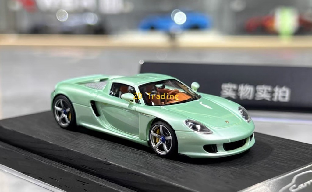 Deepmaker 1:64 Green Carrera GT Sports Model Diecast Resin Car Deepmaker 1:64 Green Carrera GT Sports Model Diecast Resin Car