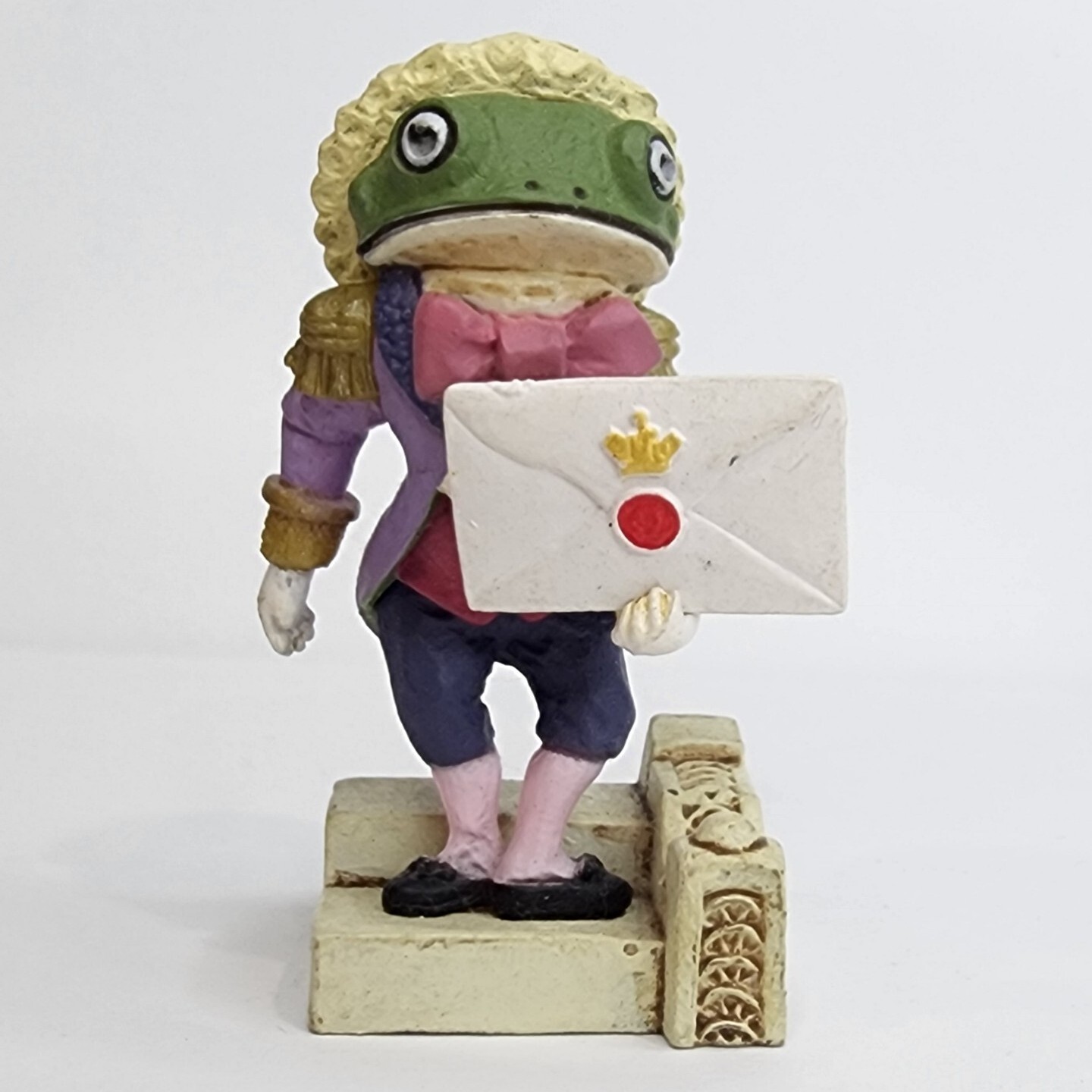 Alice Adventures in Figureland 2.5" Frog Messenger Figure w/ Letter Gashapon Alice Adventures in Figureland 2.5" Frog Messenger Figure w/ Letter Gashapon