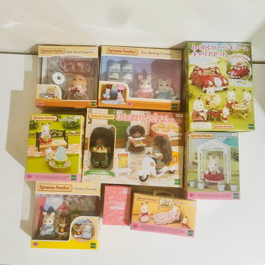 Unused Sylvanian Families 9 Set Discontinued Overseas Edition Collectible 15+ Unused Sylvanian Families 9 Set Discontinued Overseas Edition Collectible 15+