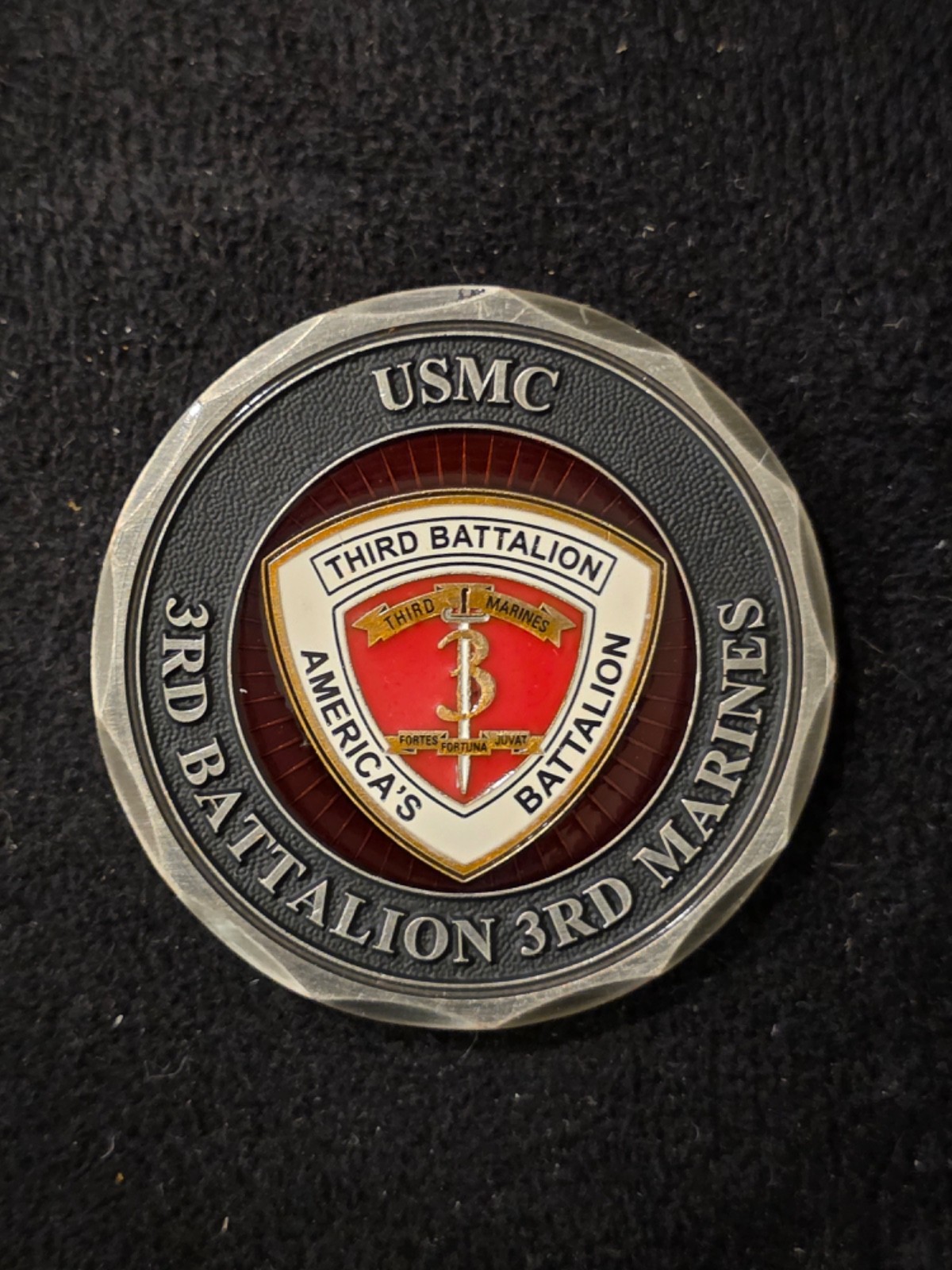 USMC 3rd Battalion 3rd Marines Challenge Coin