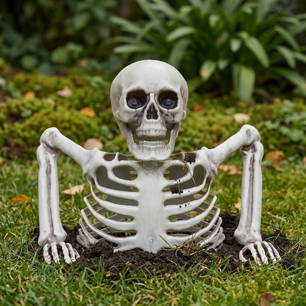 Halloween Realistic Skeleton Decoration Movable Joints Outdoor Yard Party Halloween Realistic Skeleton Decoration Movable Joints Outdoor Yard Party