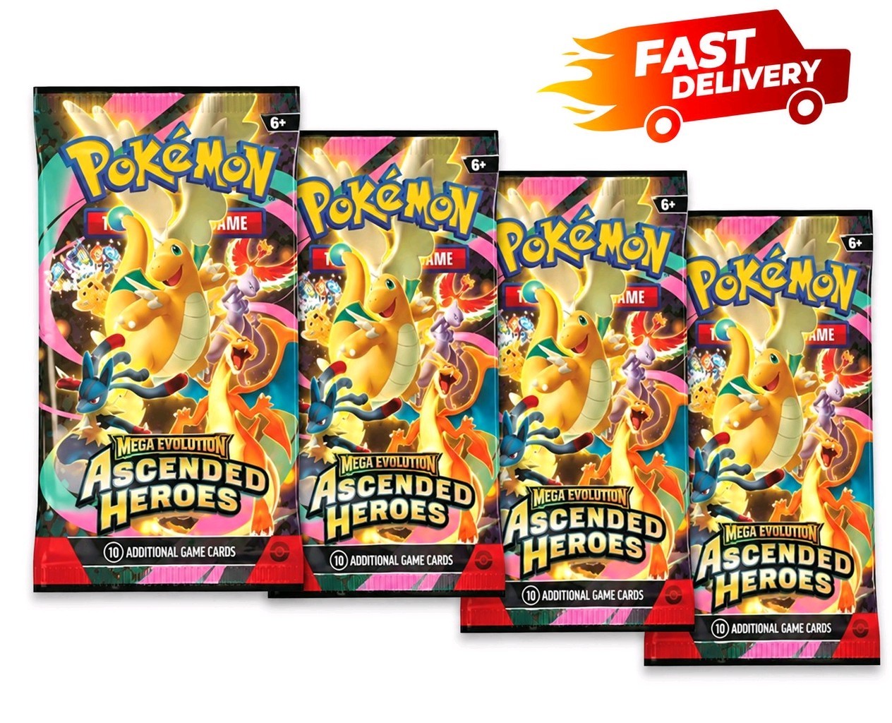 Pokémon TCG Ascended Heroes Booster Pack, 1x New Factory Sealed Pokémon TCG Ascended Heroes Booster Pack, 1x New Factory Sealed