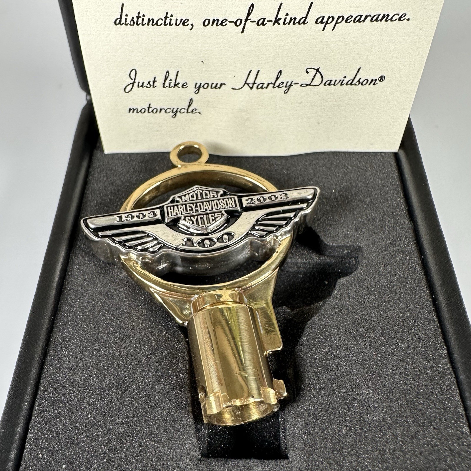 Harley Davidson 100th Anniversary “Gold Key”