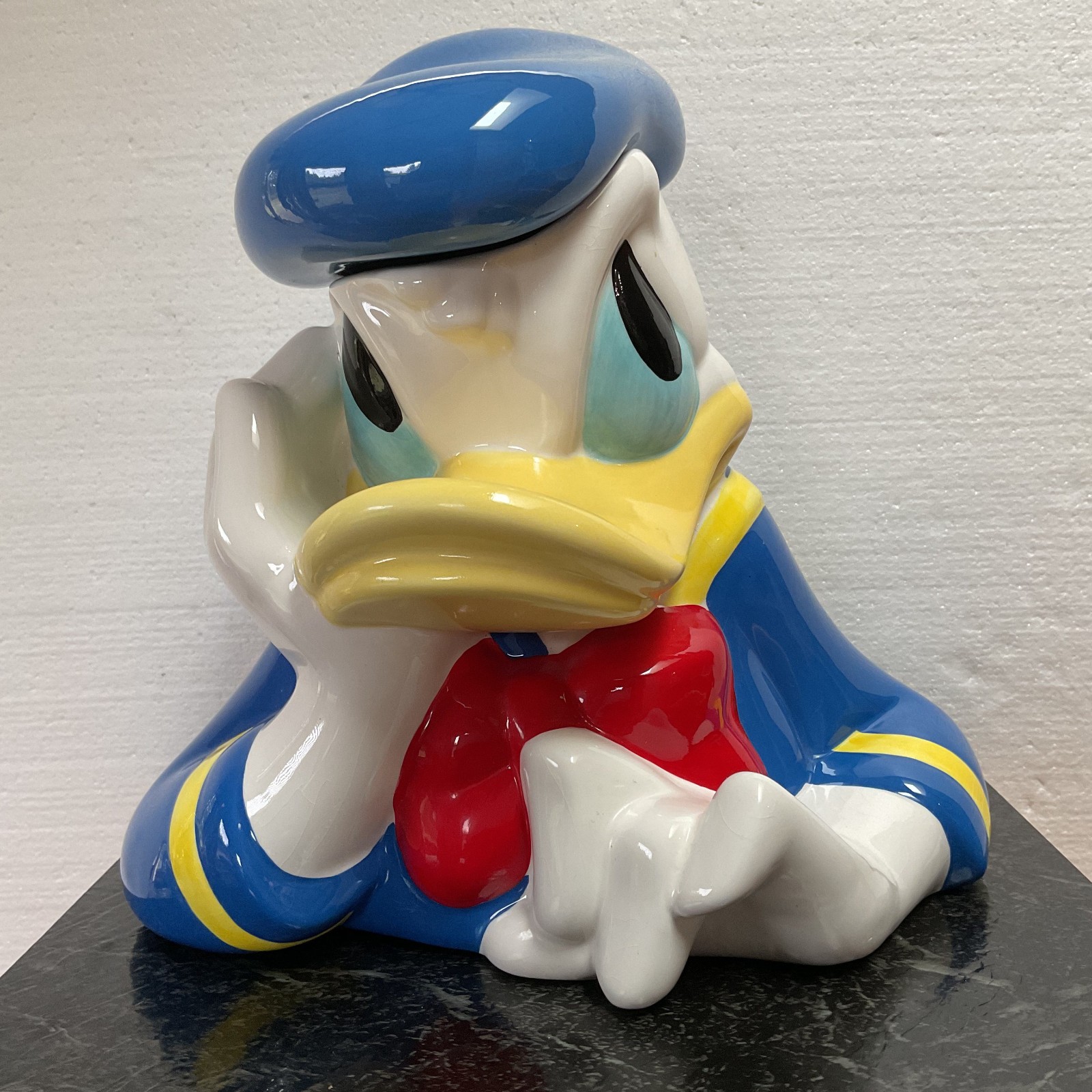 Vintage Treasure Craft Disney Donald Duck Ceramic Cookie Jar 10.5" Character Vintage Treasure Craft Disney Donald Duck Ceramic Cookie Jar 10.5" Character
