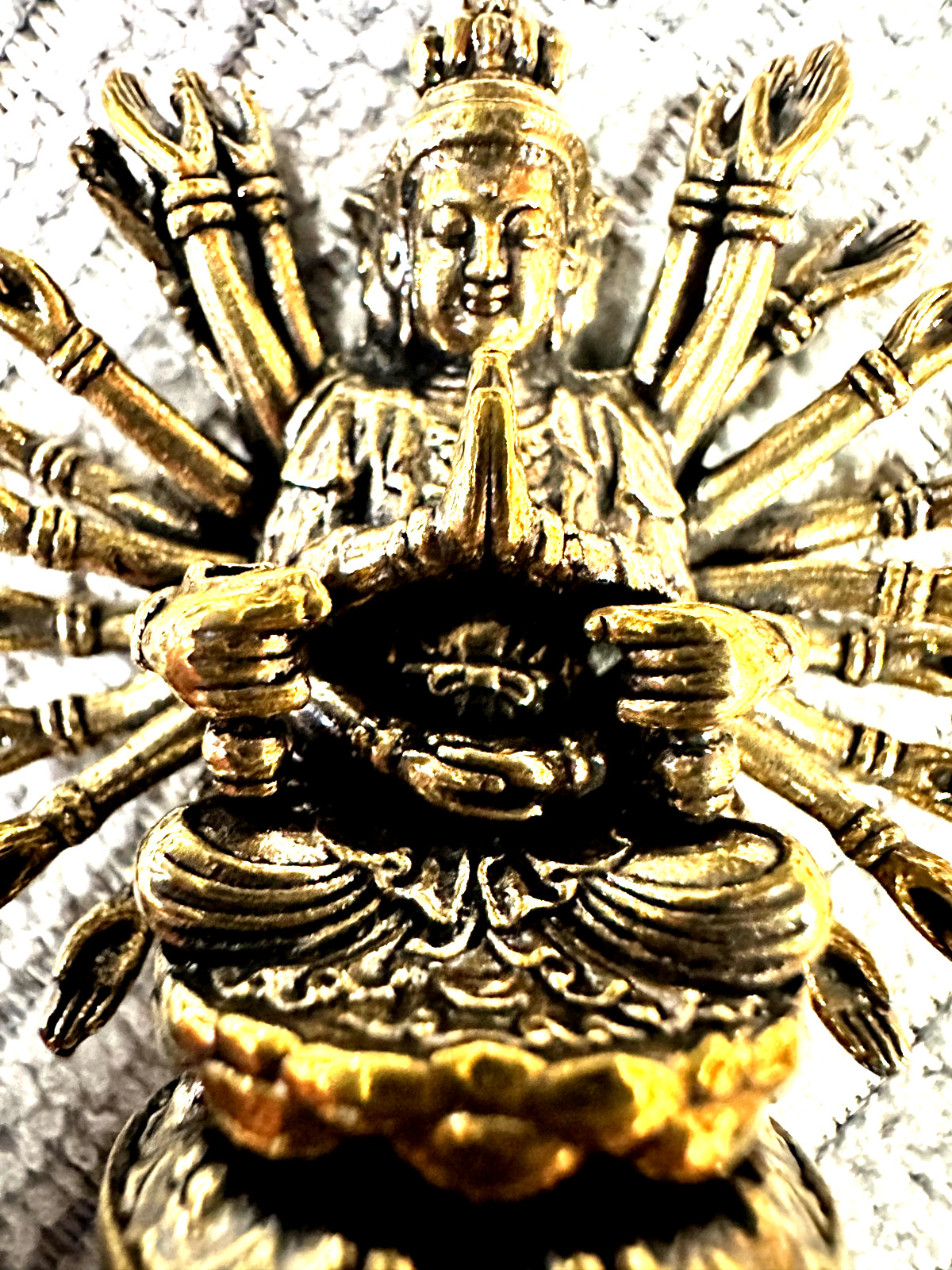 Thousand-Armed Kannon Buddhist Statue Japan Senju Kannon Figure Temple Style Thousand-Armed Kannon Buddhist Statue Japan Senju Kannon Figure Temple Style