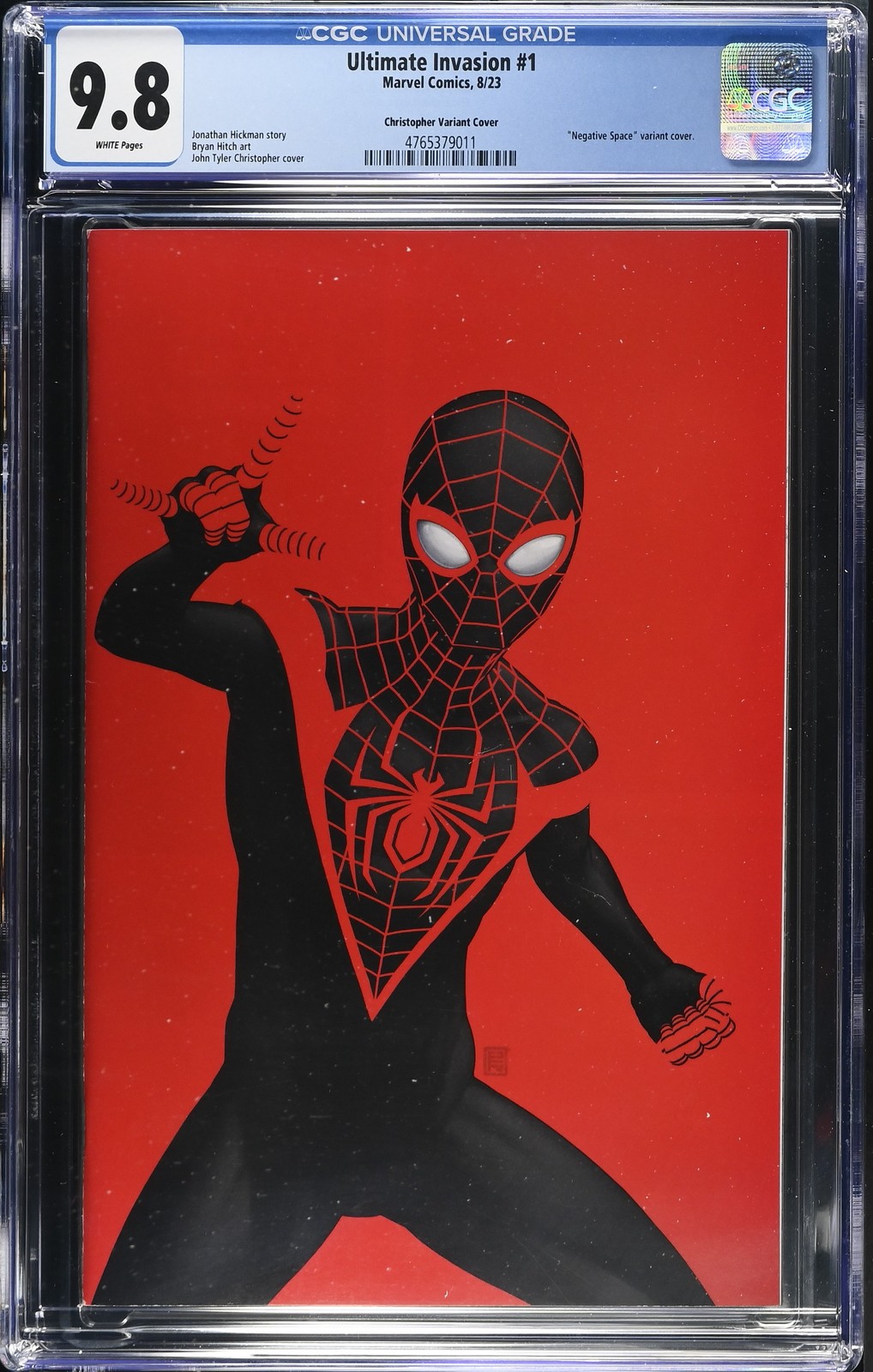 Ultimate Invasion #1 CGC 9.8 Negative Variant 1st Older Ultimate Spider-Man 2023 Ultimate Invasion #1 CGC 9.8 Negative Variant 1st Older Ultimate Spider-Man 2023