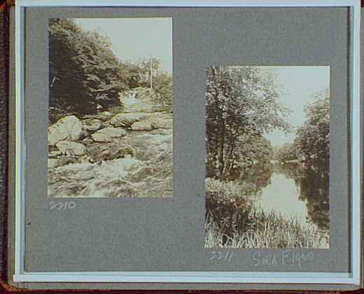 Photo:1919-1920 Stream Flowing Over Large Rocks River Landscape Print Photo:1919-1920 Stream Flowing Over Large Rocks River Landscape Print