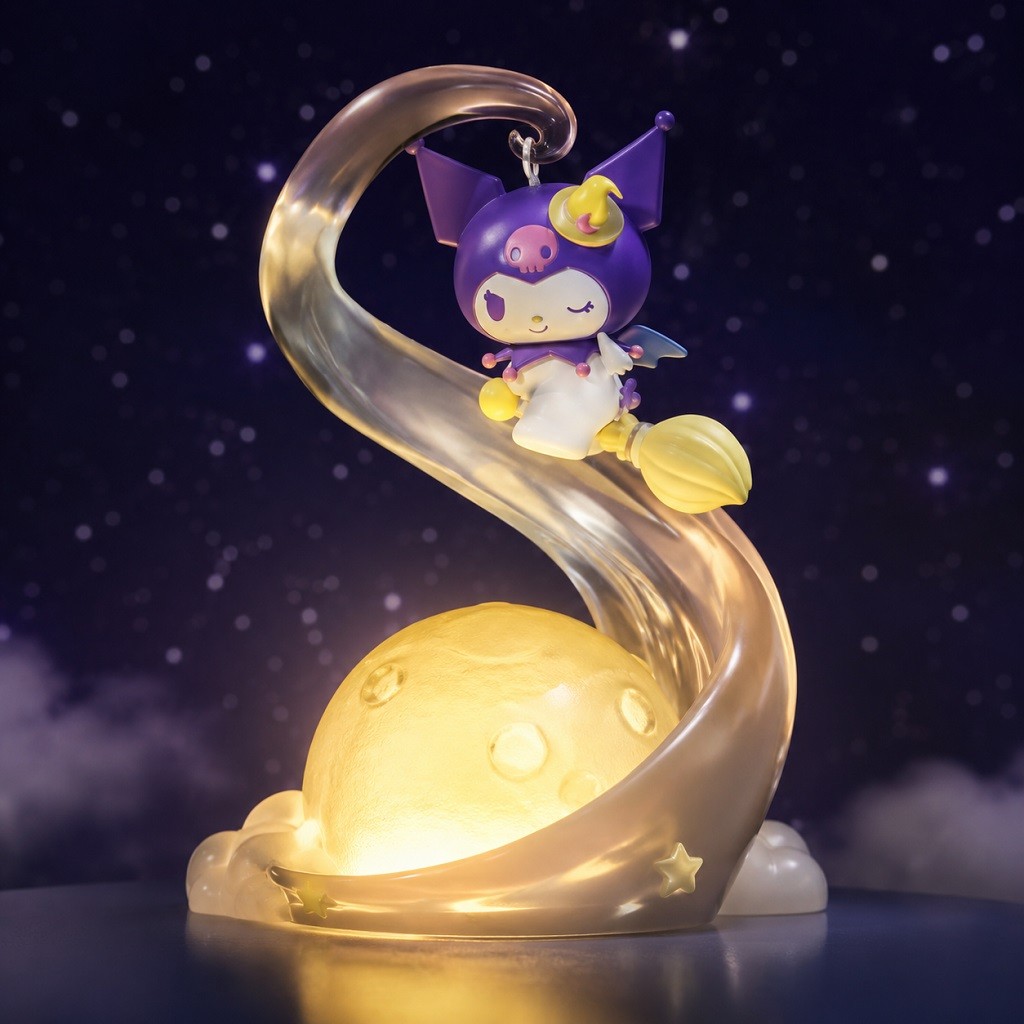Langbowang Sanrio Characters Natural Spirit Light Up Figure - Kuromi Langbowang Sanrio Characters Natural Spirit Light Up Figure - Kuromi