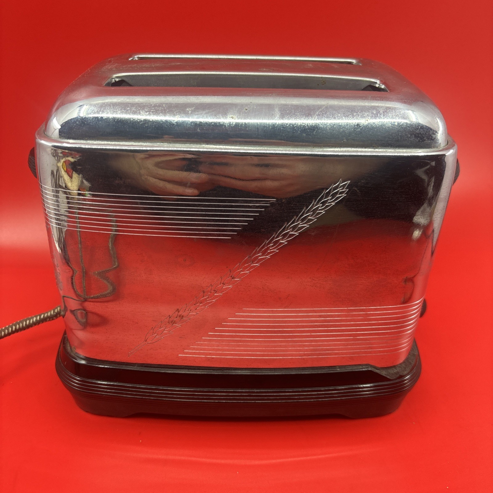 Vintage Proctor 2 Slice Toaster Model 1466 Art Deco Chrome 1950’s WORKS See Pho Vintage Proctor 2 Slice Toaster Model 1466 Art Deco Chrome 1950’s WORKS See Pho