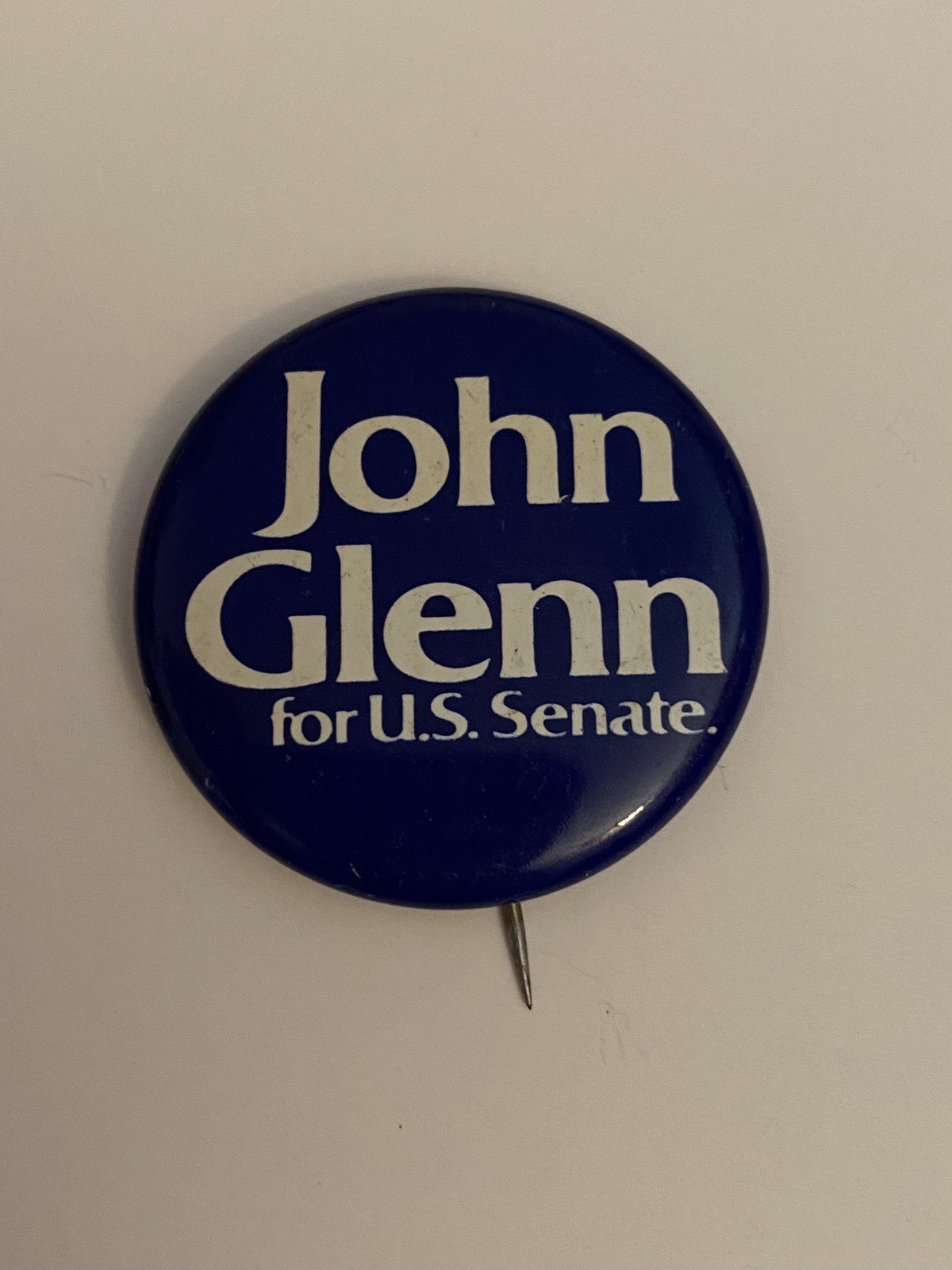 John Glenn For Senate Pin Back Button P52 John Glenn For Senate Pin Back Button P52