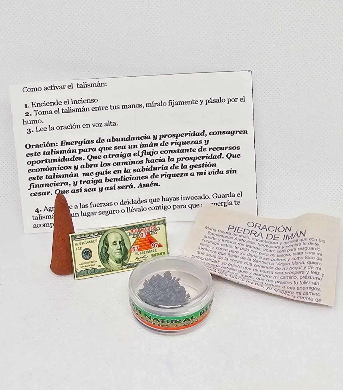 AMULETO RITUALIZADO PIEDRA DE IMAN / MAGNET STONE ATRAE DINERO SUERTE RAPIDA 1PC AMULETO RITUALIZADO PIEDRA DE IMAN / MAGNET STONE ATRAE DINERO SUERTE RAPIDA 1PC