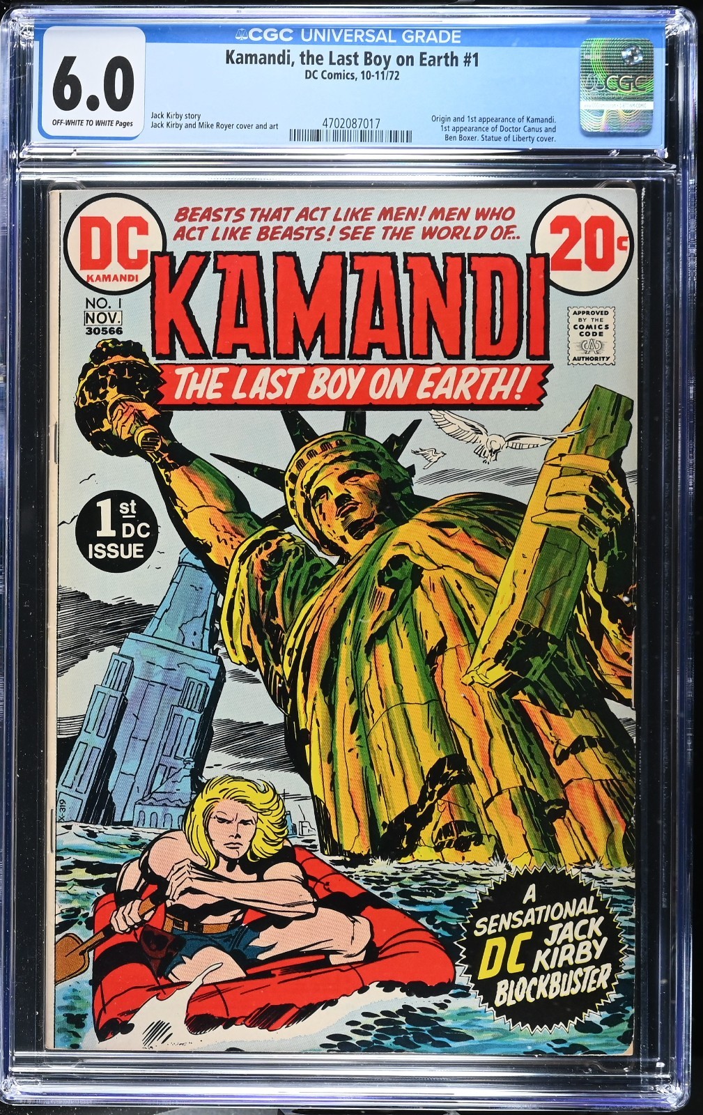 Kamandi, the Last Boy on Earth #1 1972 DC Comics