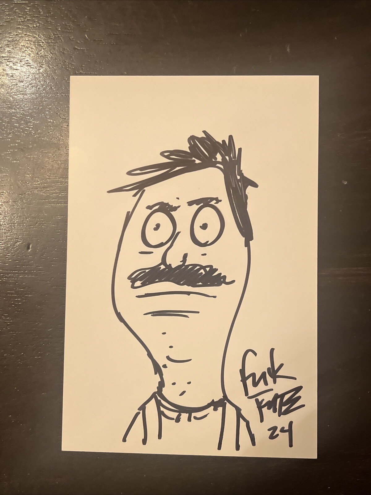 4x6 Original Commission Bob's Burgers Mash Up Rick & Morty art By Frank Forte 4x6 Original Commission Bob's Burgers Mash Up Rick & Morty art By Frank Forte
