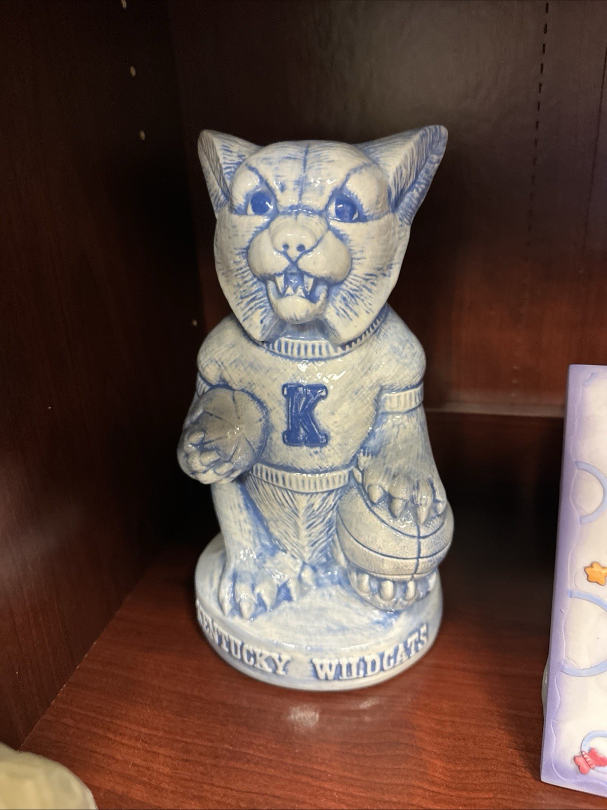 Vintage Ceramic Kentucky Wildcat Statue
